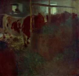 Kühe im Stall